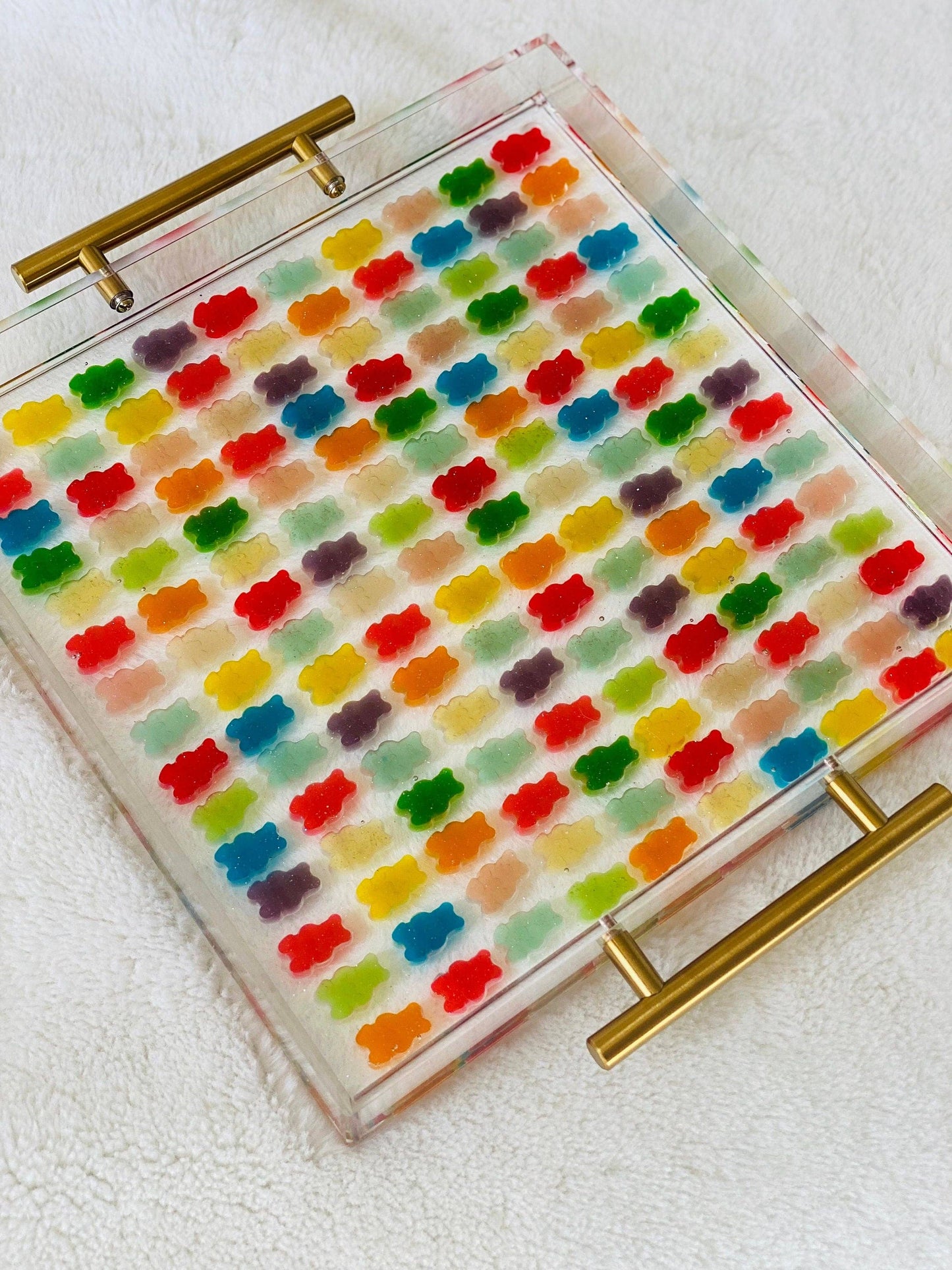 Gummy Bear Acrylic Serving Tray