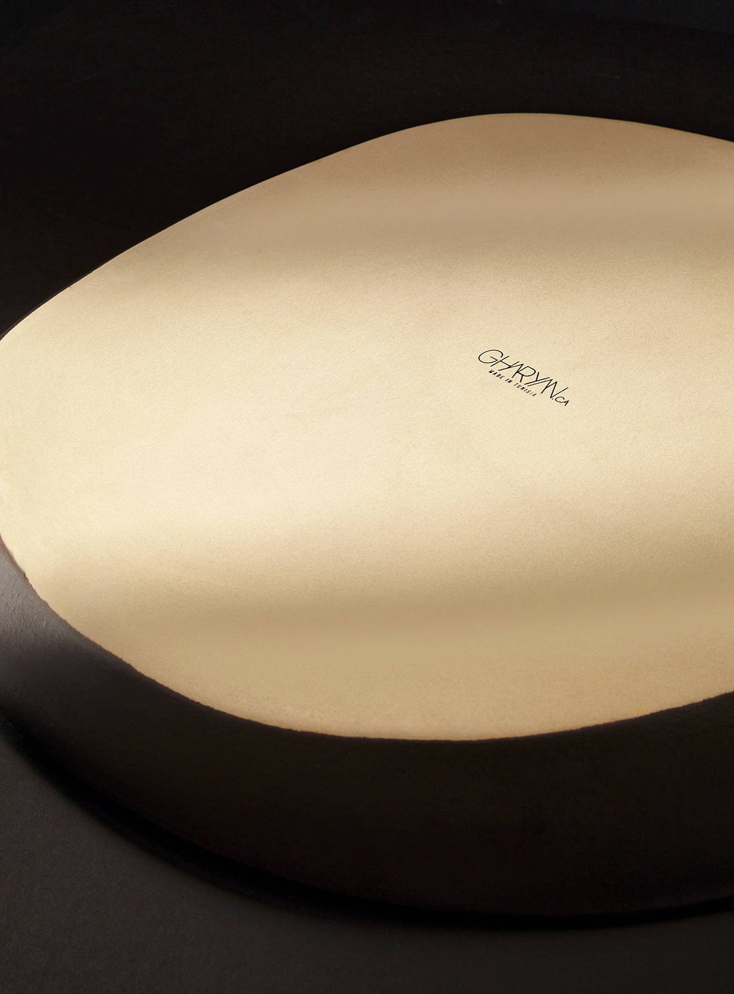 Stoneware Round Serving Platter