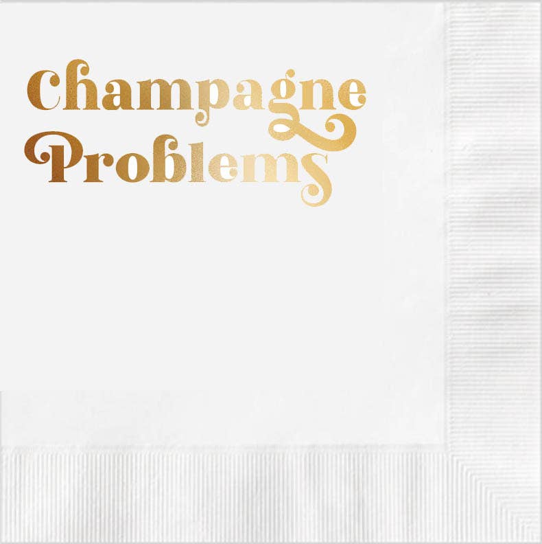 Funny Foil Saying Cocktail Napkins