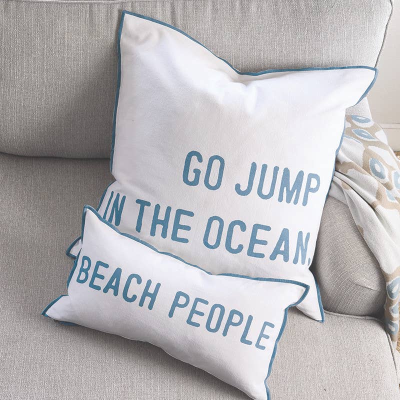 Euro Pillow - Go Jump In The Ocean
