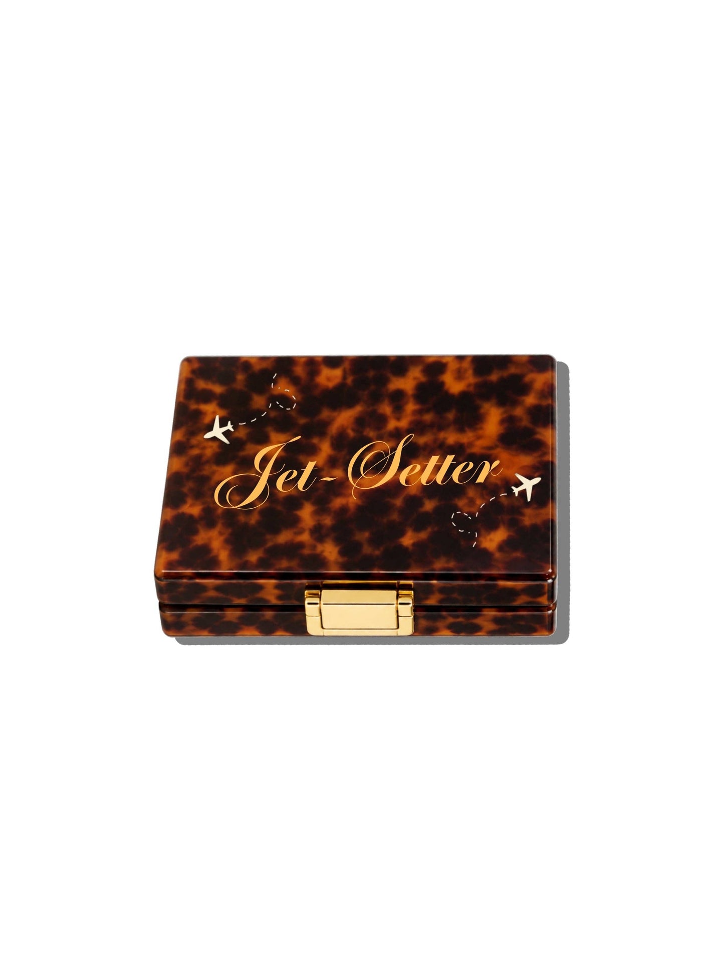 Hand-painted Jet-Setter Travel Jewelry Box