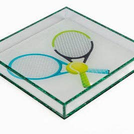 Acrylic square tennis tray