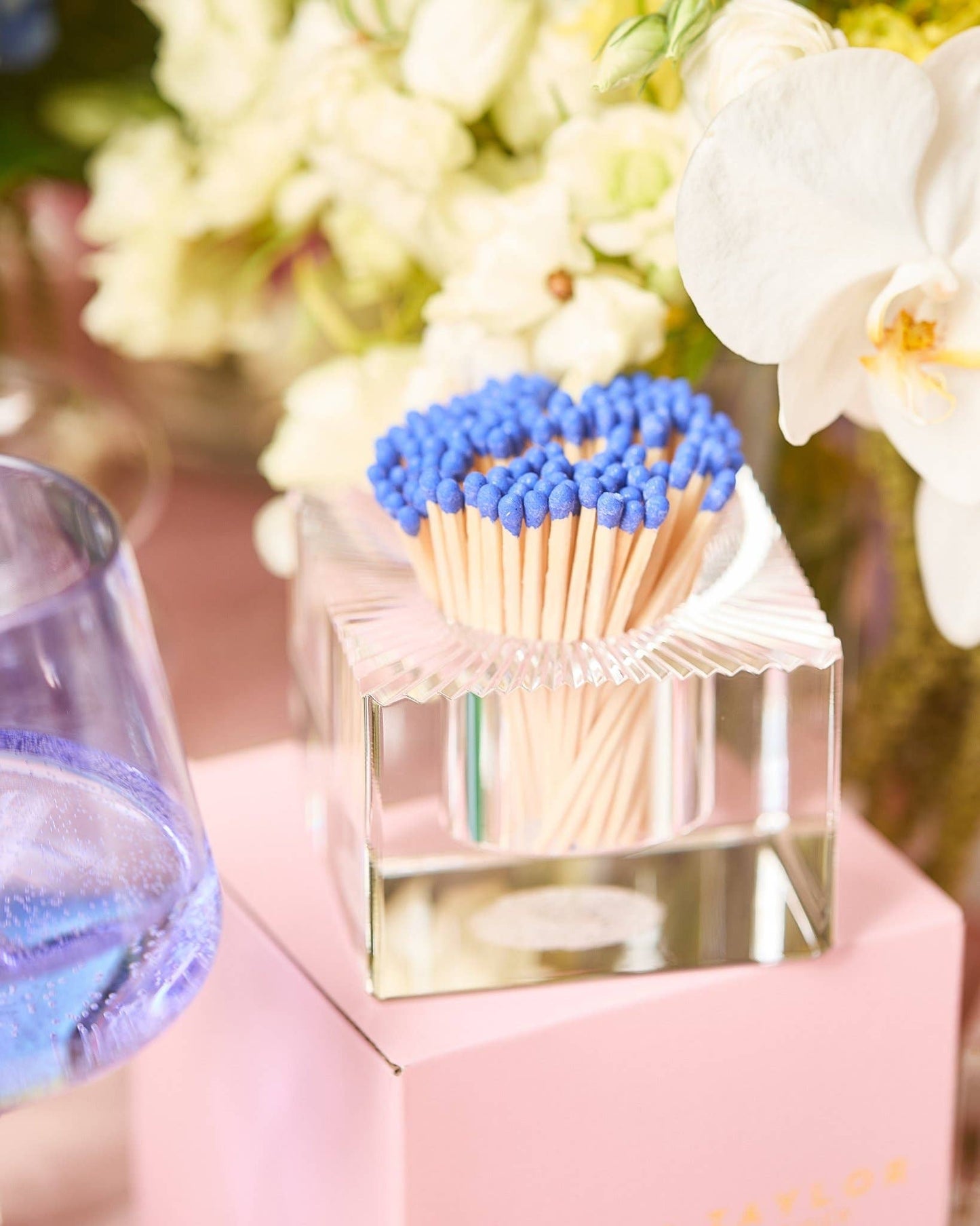 Square Match Striker | Royal Blue Matches