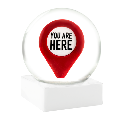 You are Here Snowglobe
