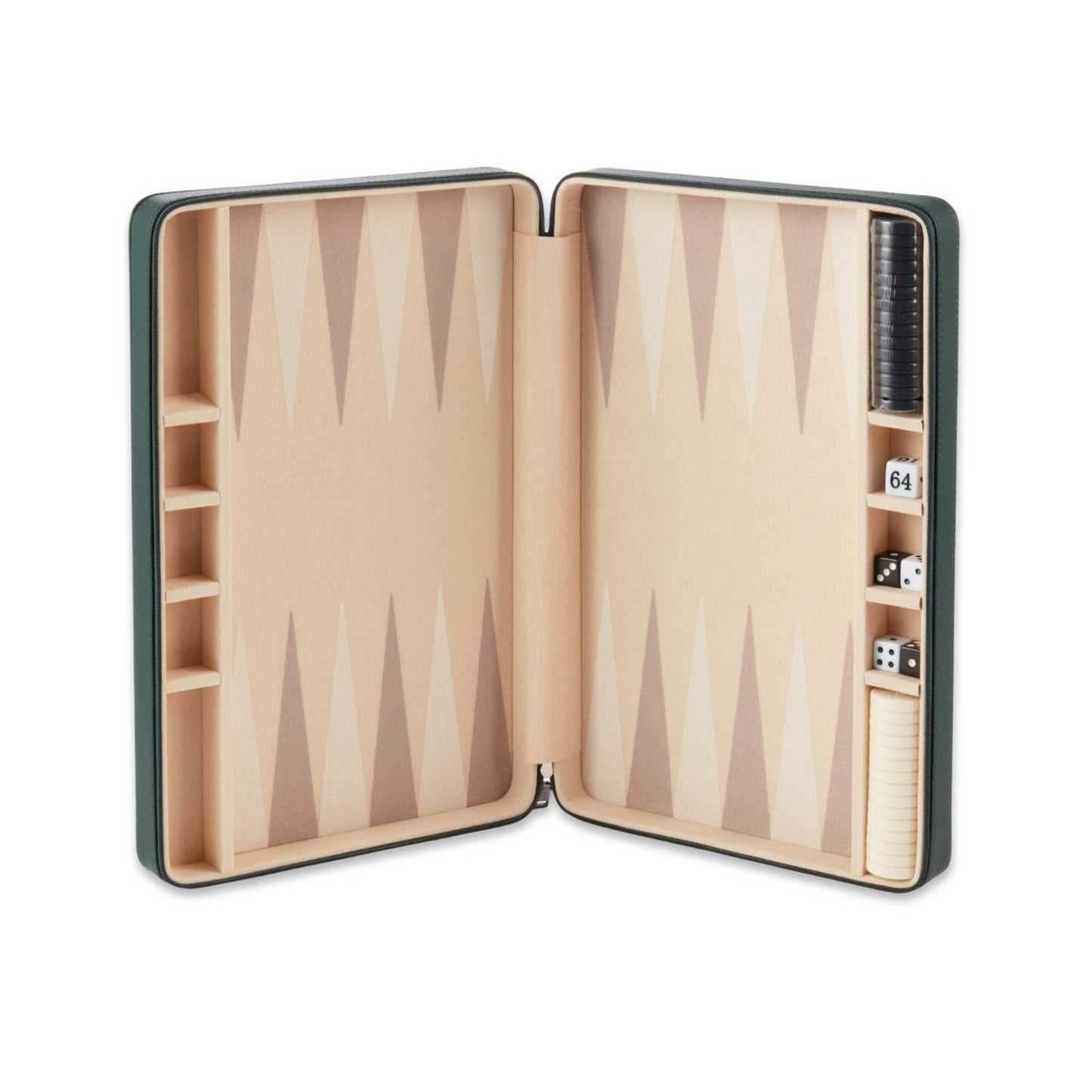 Backgammon Set in Leather Case