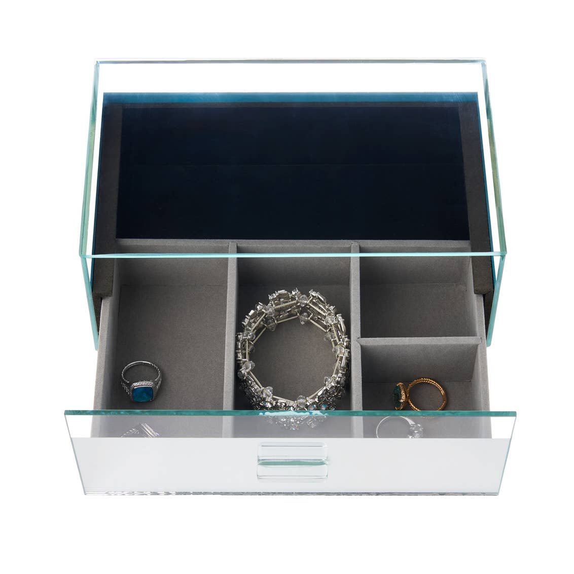 Mirror Clear Drawer/Jewelry Box