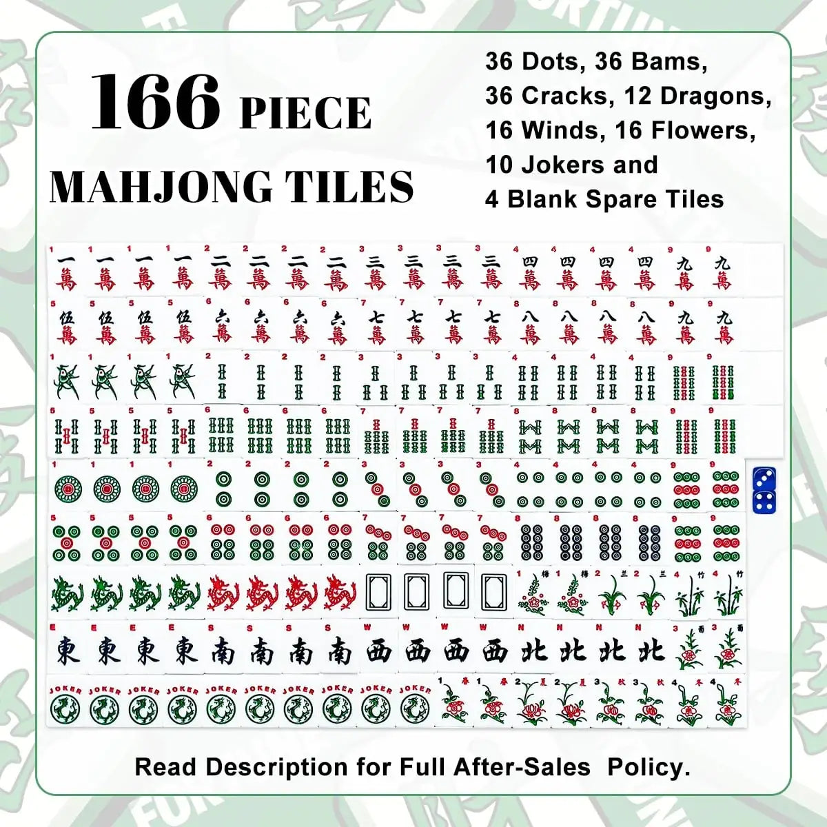 "Afternoon at the Sound" American Mahjong Tiles