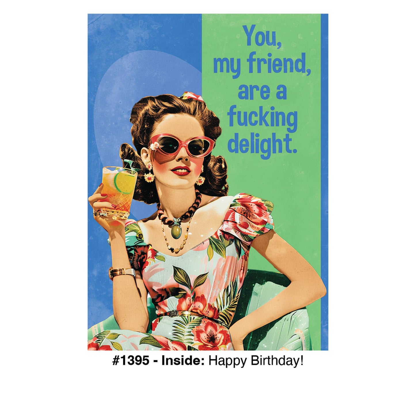 "A F*cking Delight" - Birthday Card