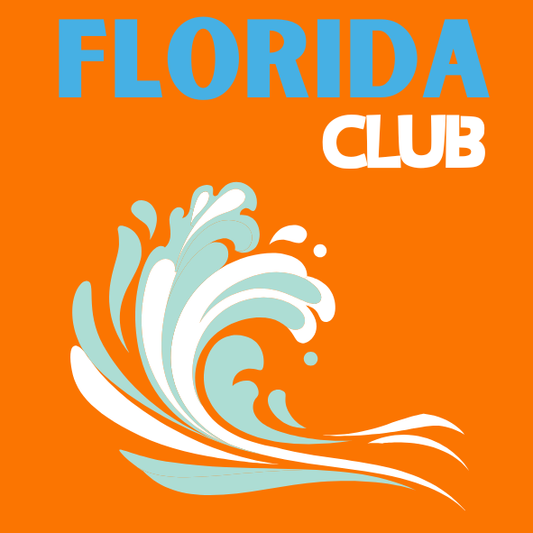 Acrylic  Coasters - Florida Club (Each Sold Separately)
