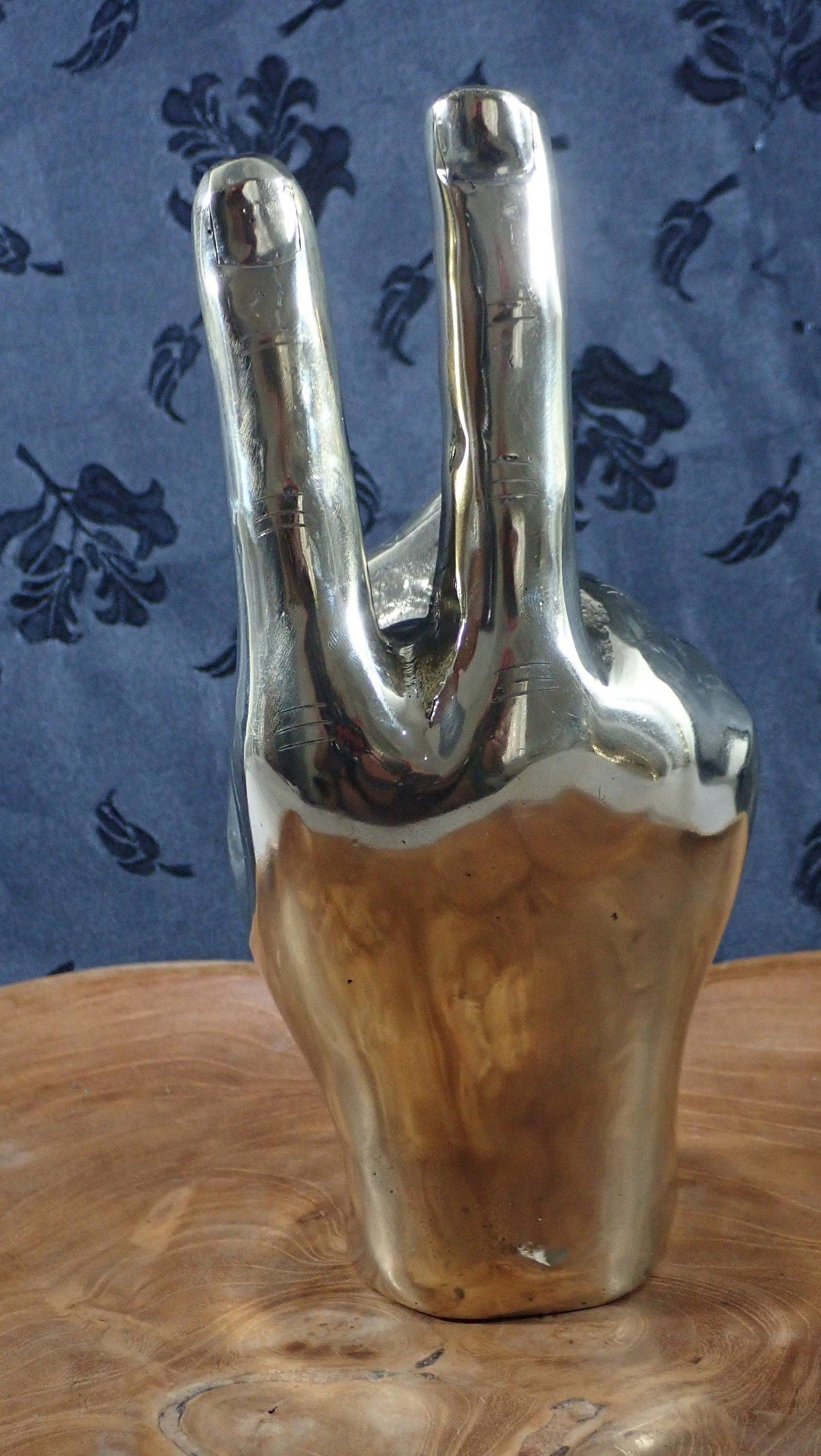 Peace decorative solid brass hand