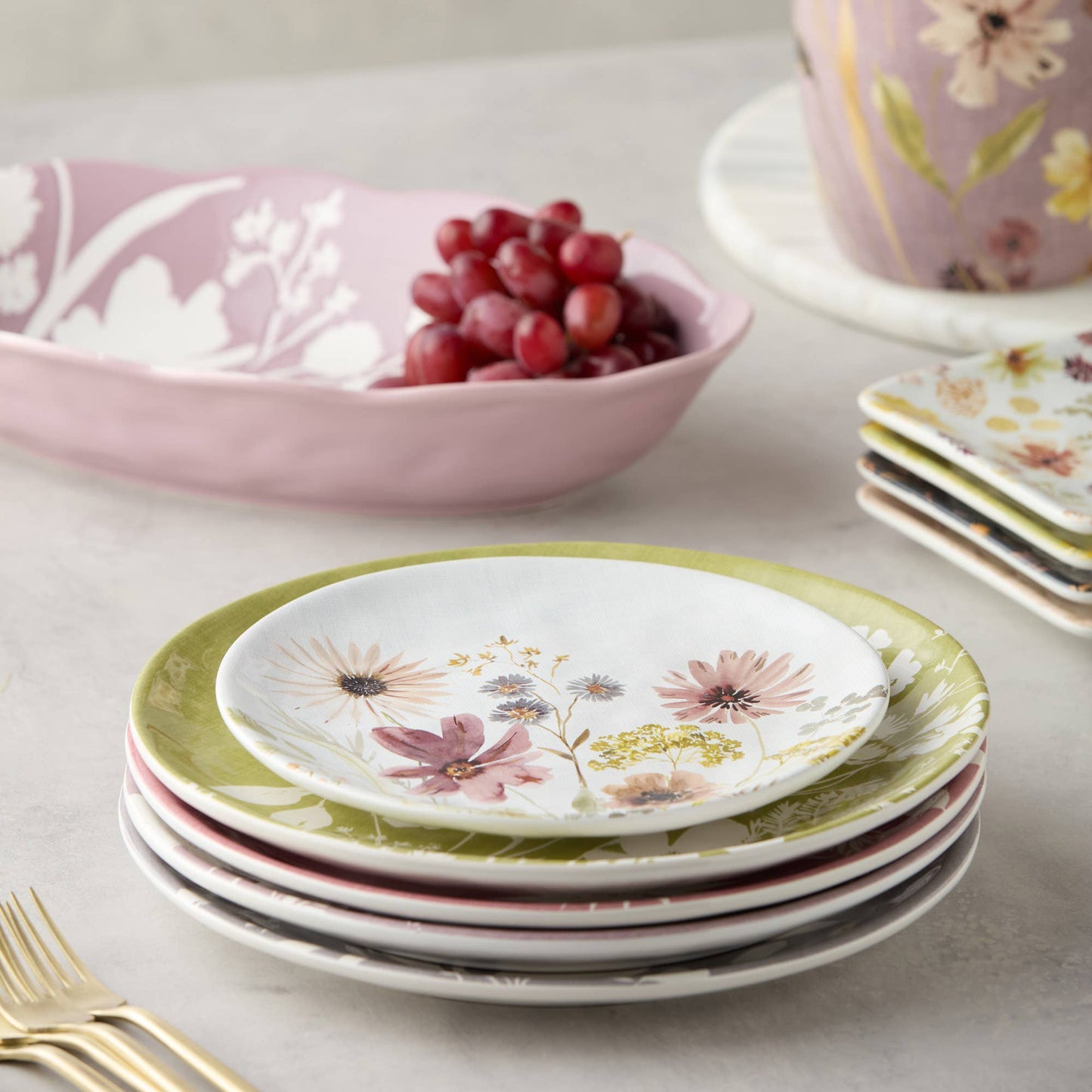 Wildflowers Salad Plate 9" (Each Set of 4)