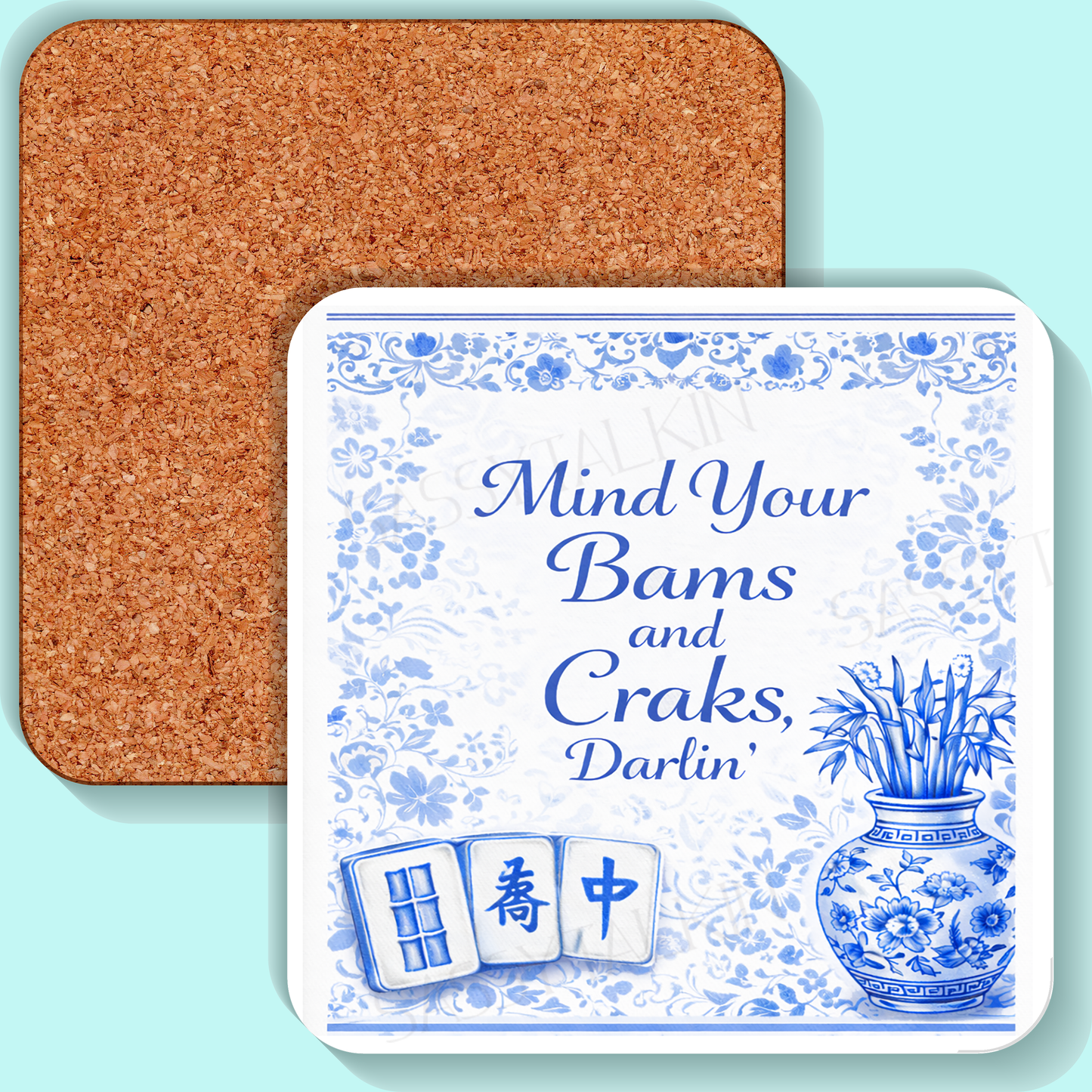 Mahjong Coaster, I crak myself up
