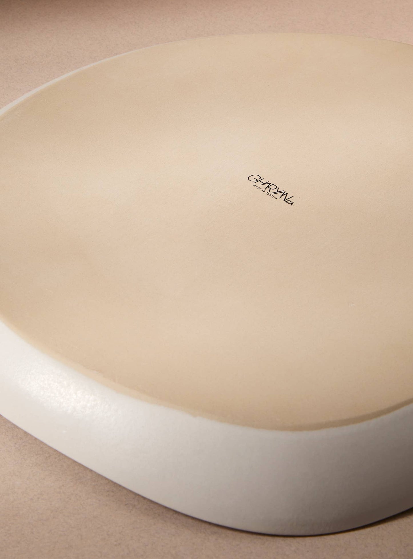 Stoneware Round Serving Platter