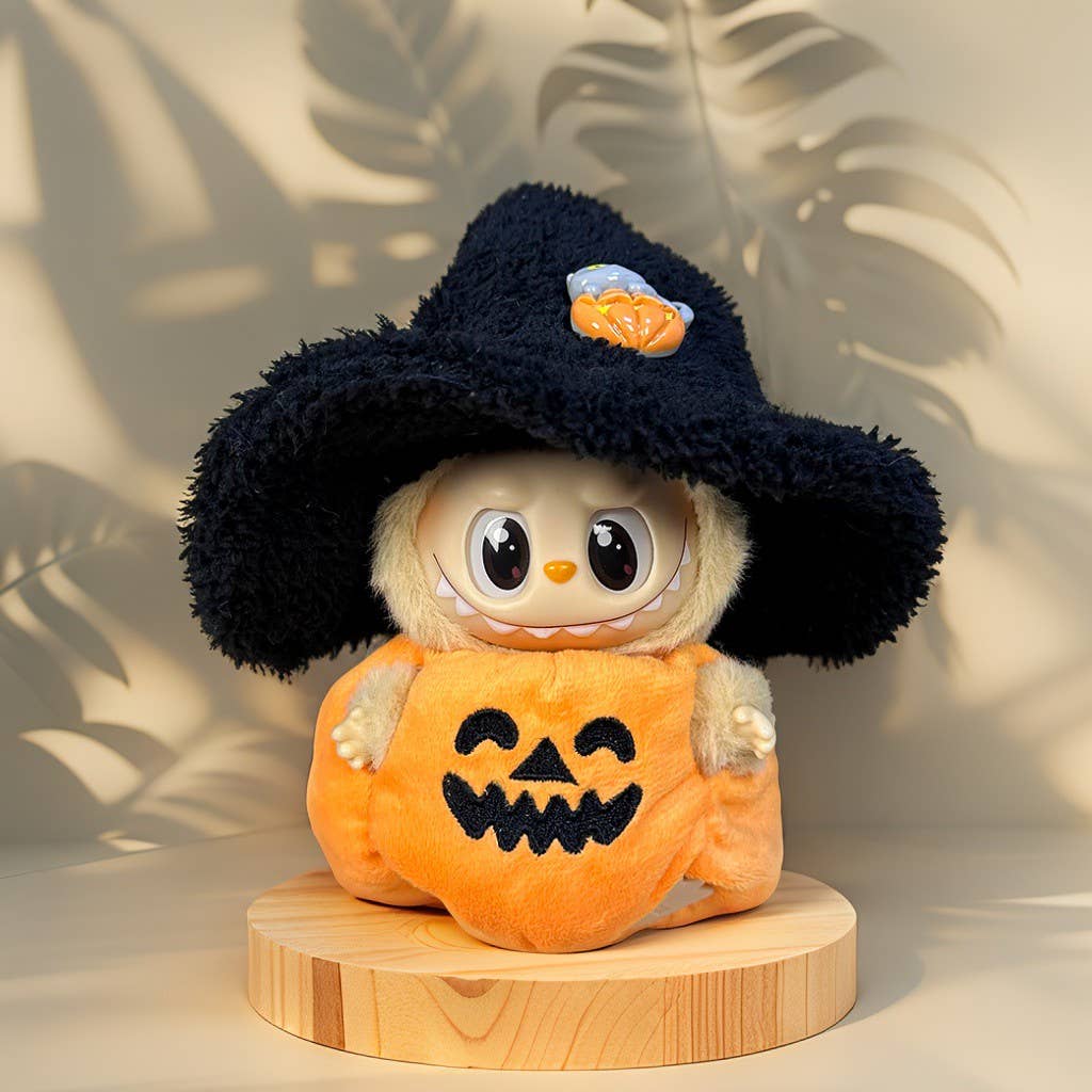 Labubu Halloween Pumpkin clothes, holiday decoration