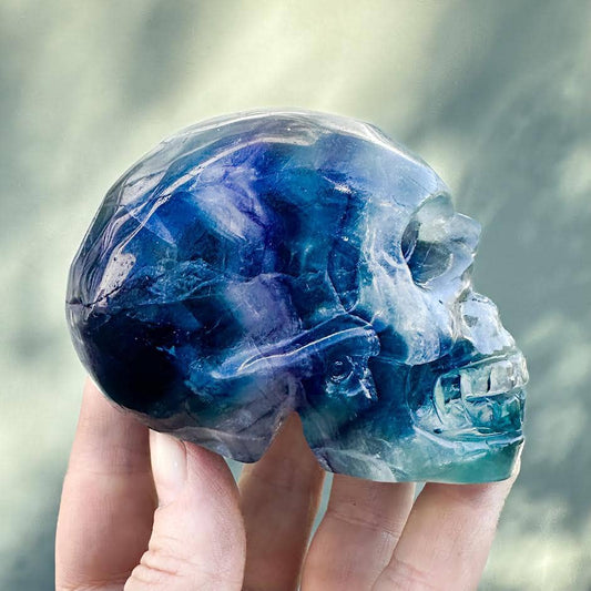 Fluorite Skull - Large - 1 pc