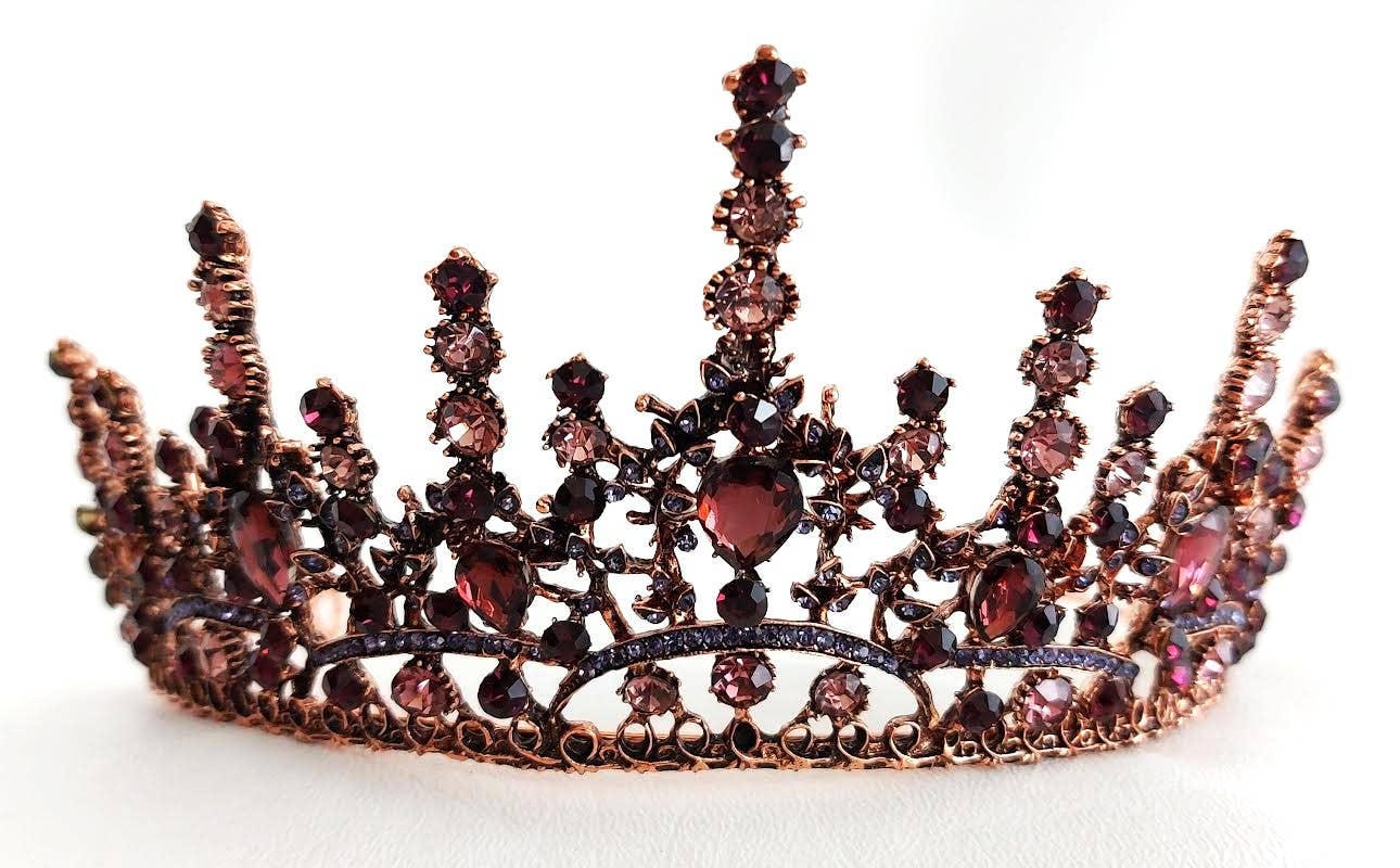 Copper and Purple Tiara