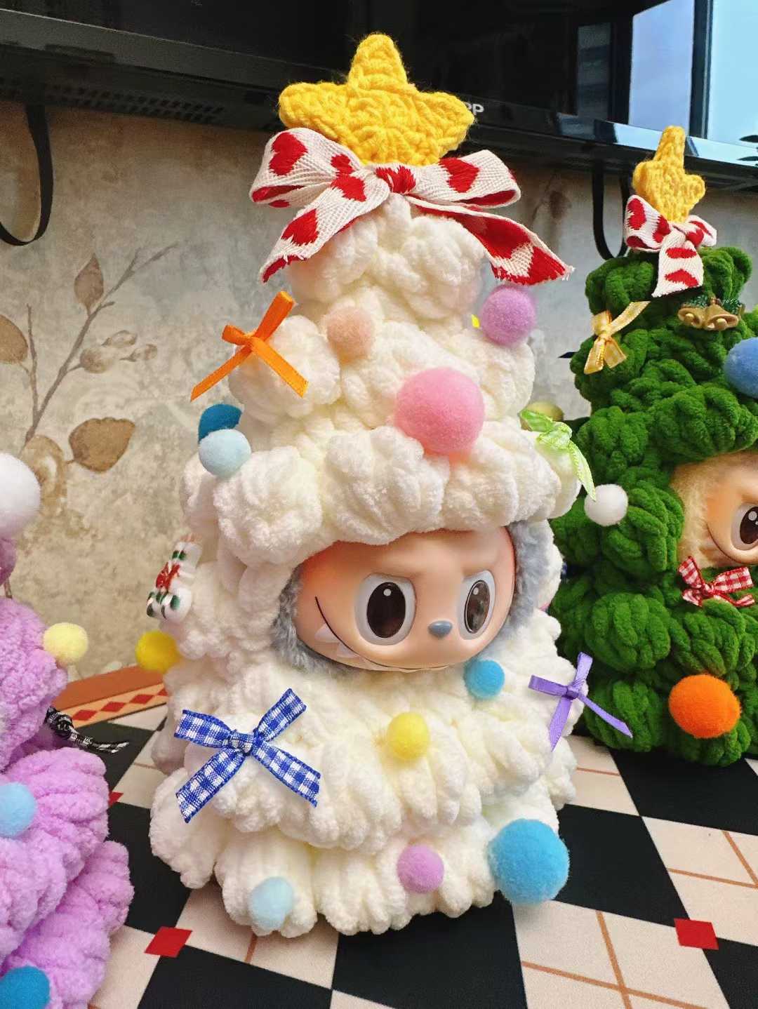 Labubu Christmas Tree Outfit, Holiday Decorations,Ornaments