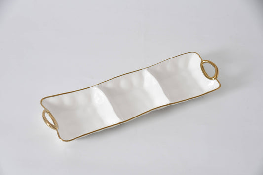 3 Section Porcelain Server