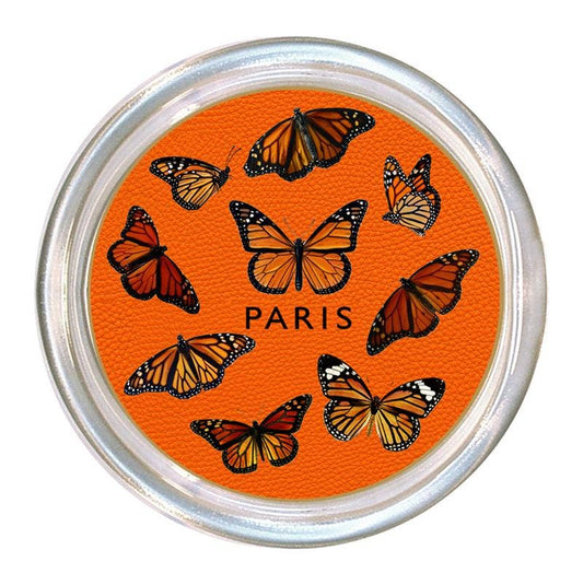 C9100- Paris Monarchs Orange Coaster