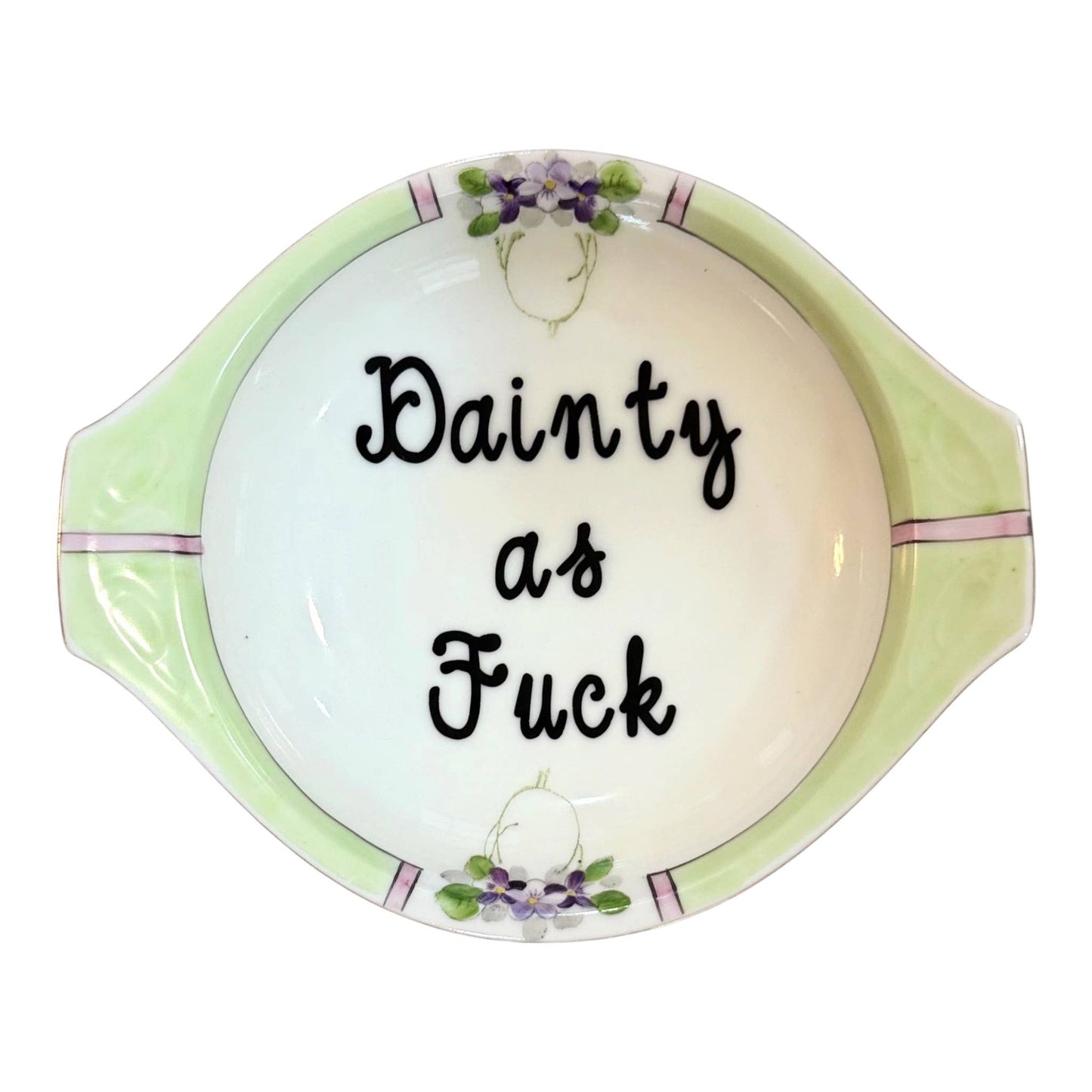 Dainty as Fuck Vintage Plate