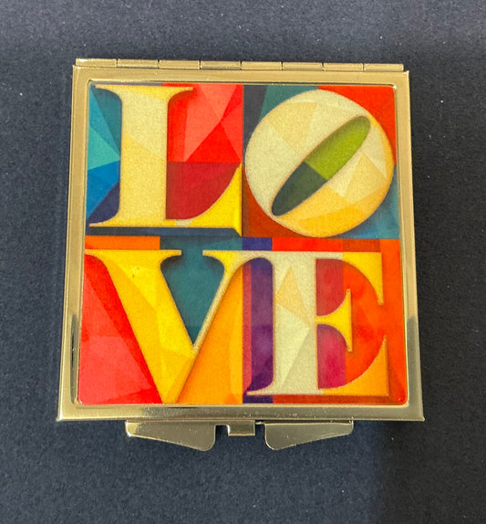 Compact Mirror, Love -Small   *Exclusive to Code Blue*