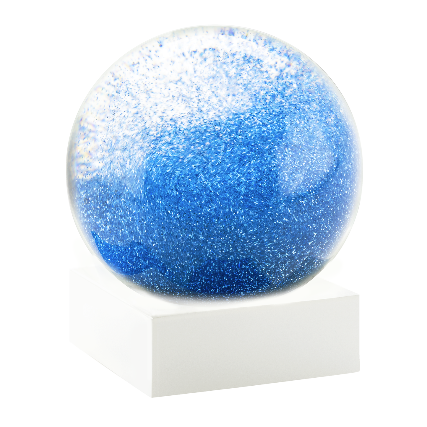 Blue Serenity Sphere Snow Globe