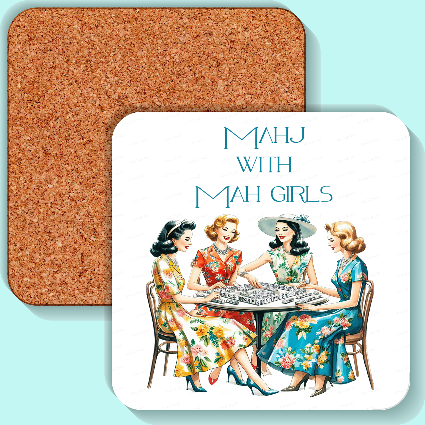 Mahjong Coaster, I crak myself up