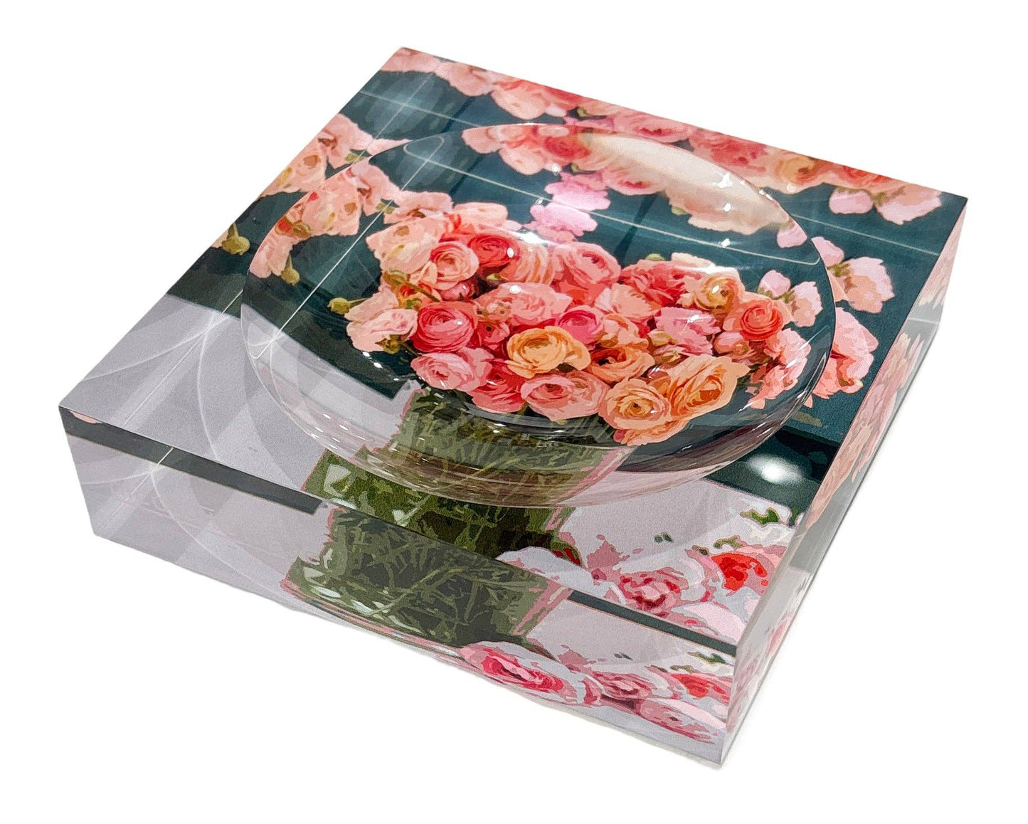Roses Acrylic Candy Catchall Dish