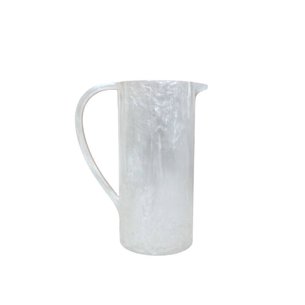 Resin Pearl Whisper Pitcher