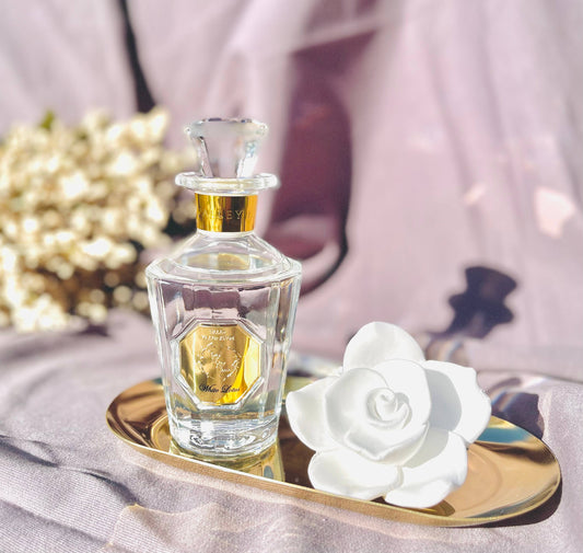 Vintage Rose Ceramic Diffuser -White Lotus Scent