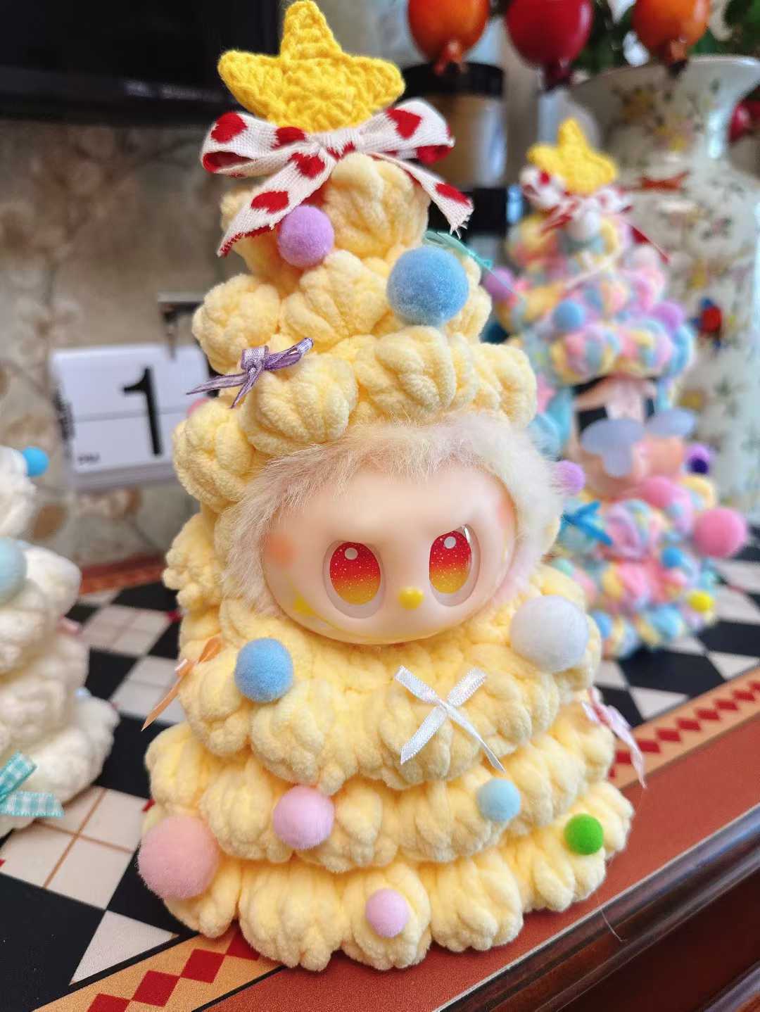 Labubu Christmas Tree Outfit, Holiday Decorations,Ornaments