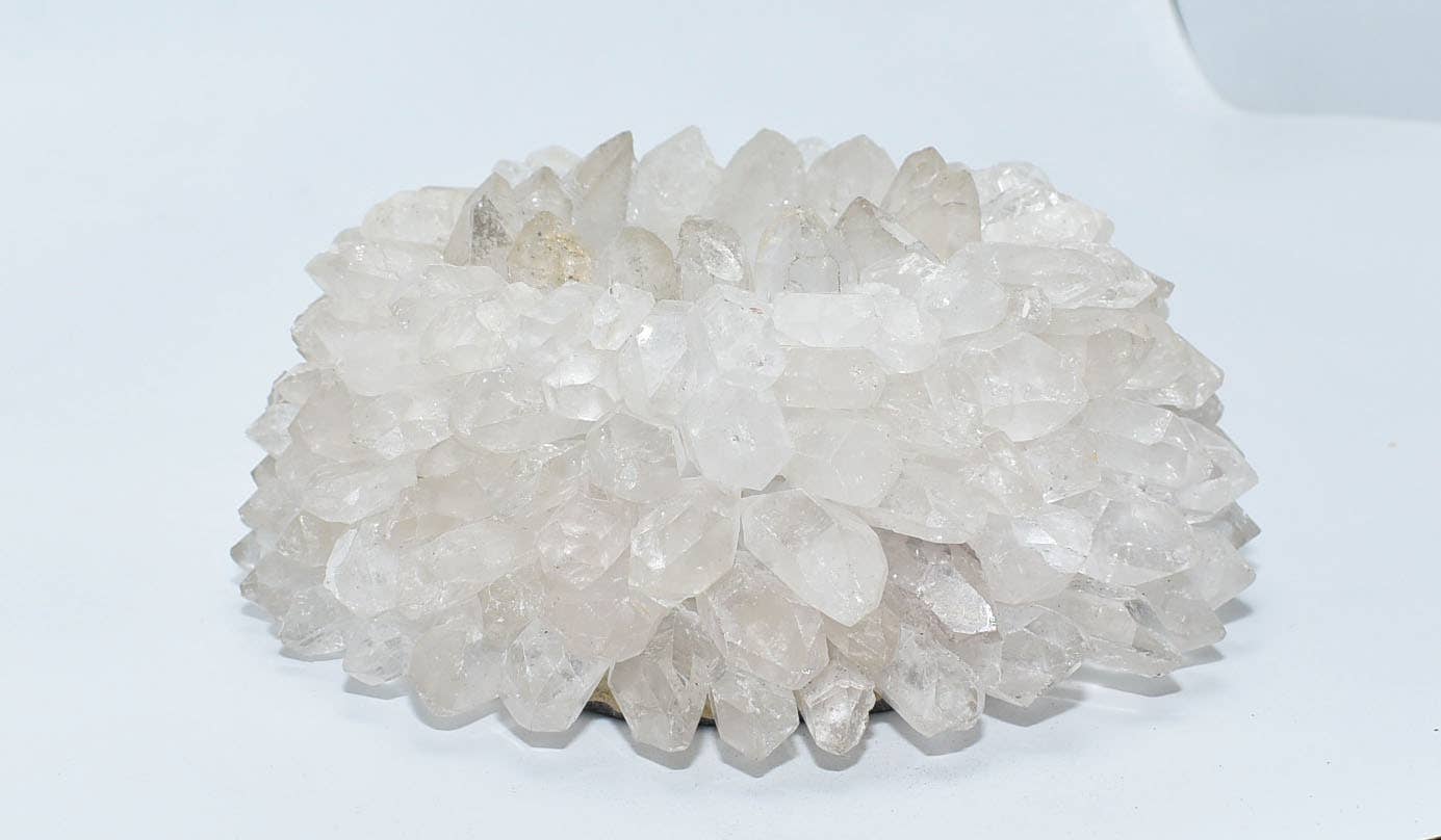 Natural Crystal Quartz Votive Candle Holder