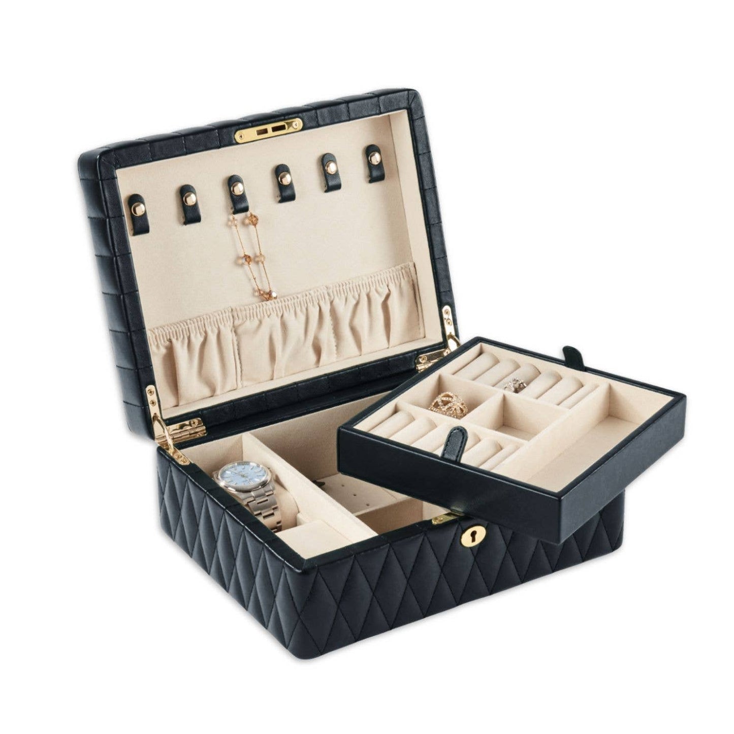 Large Travel Jewelry Box