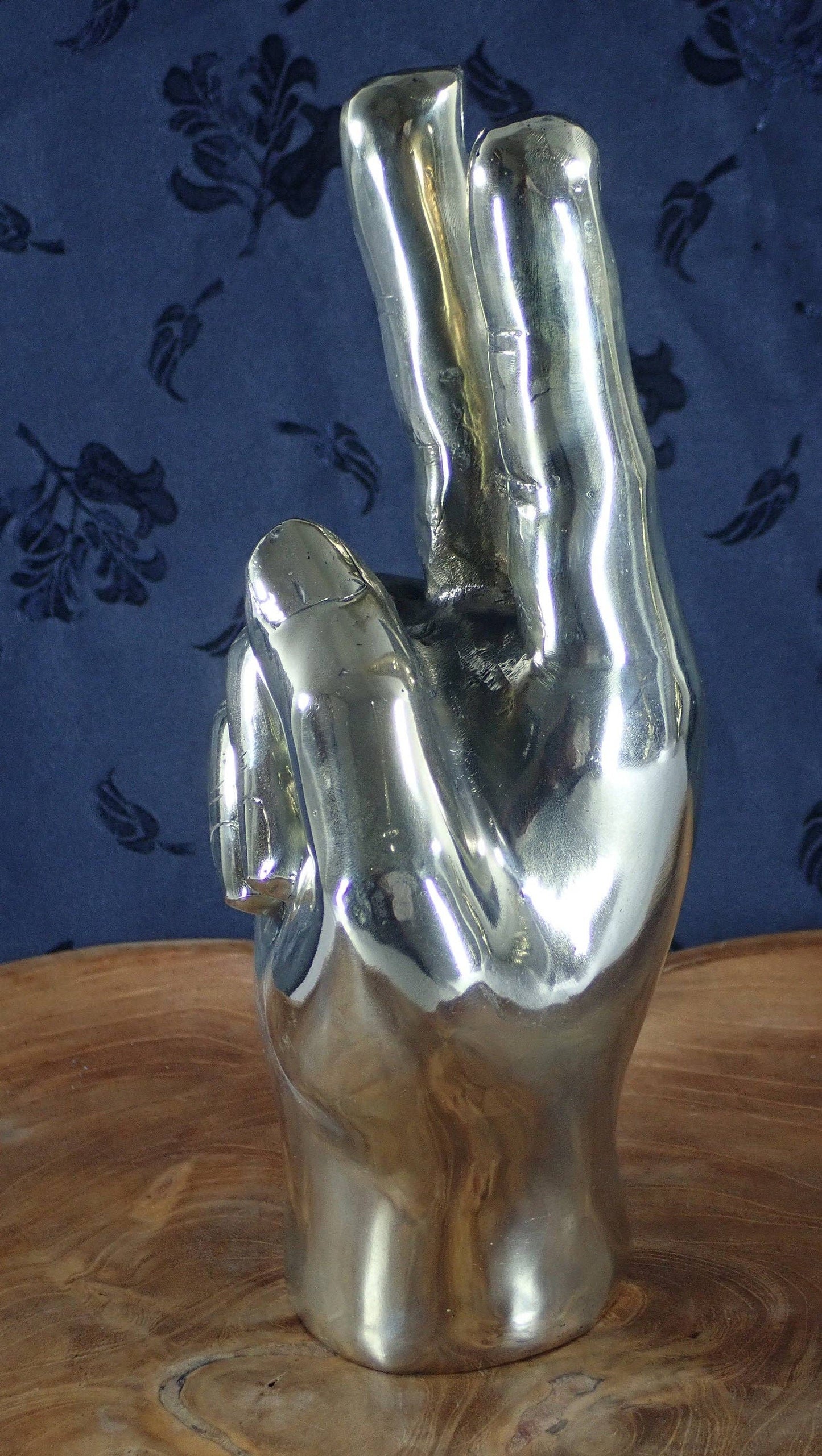 Peace decorative solid brass hand