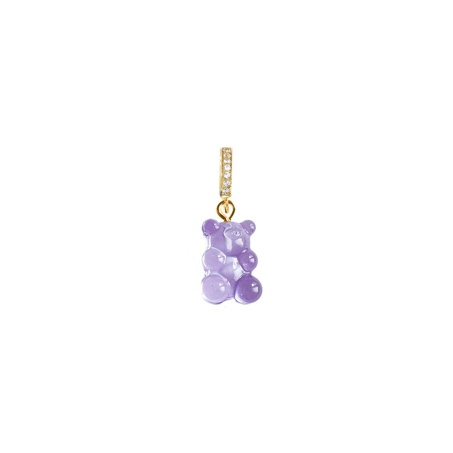 Gummy Bear Charm - Lavender