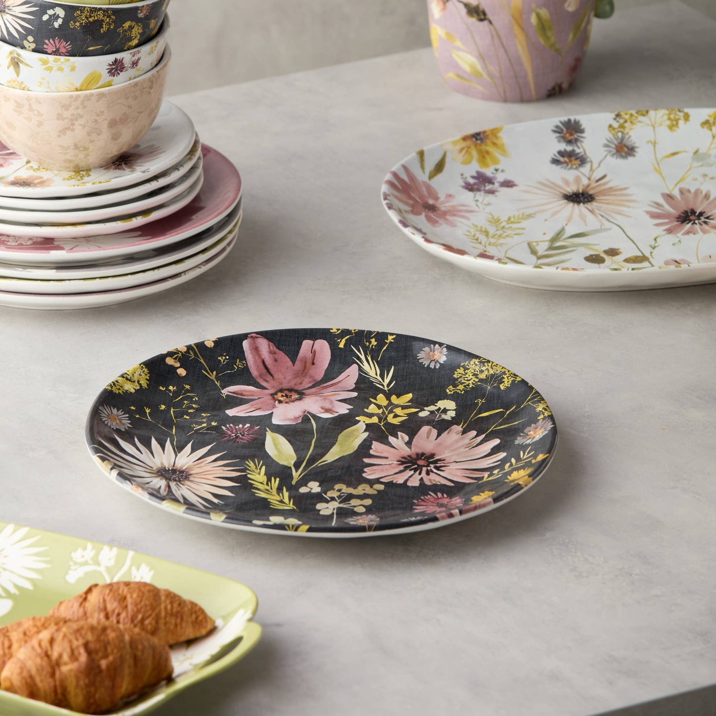 Wildflowers Round Platter 13in (NY Designers Pick)