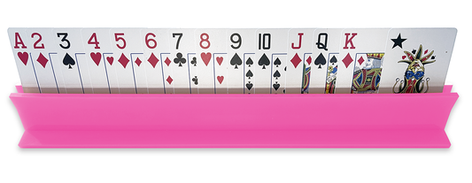 Canasta Card Holder Bright Pink