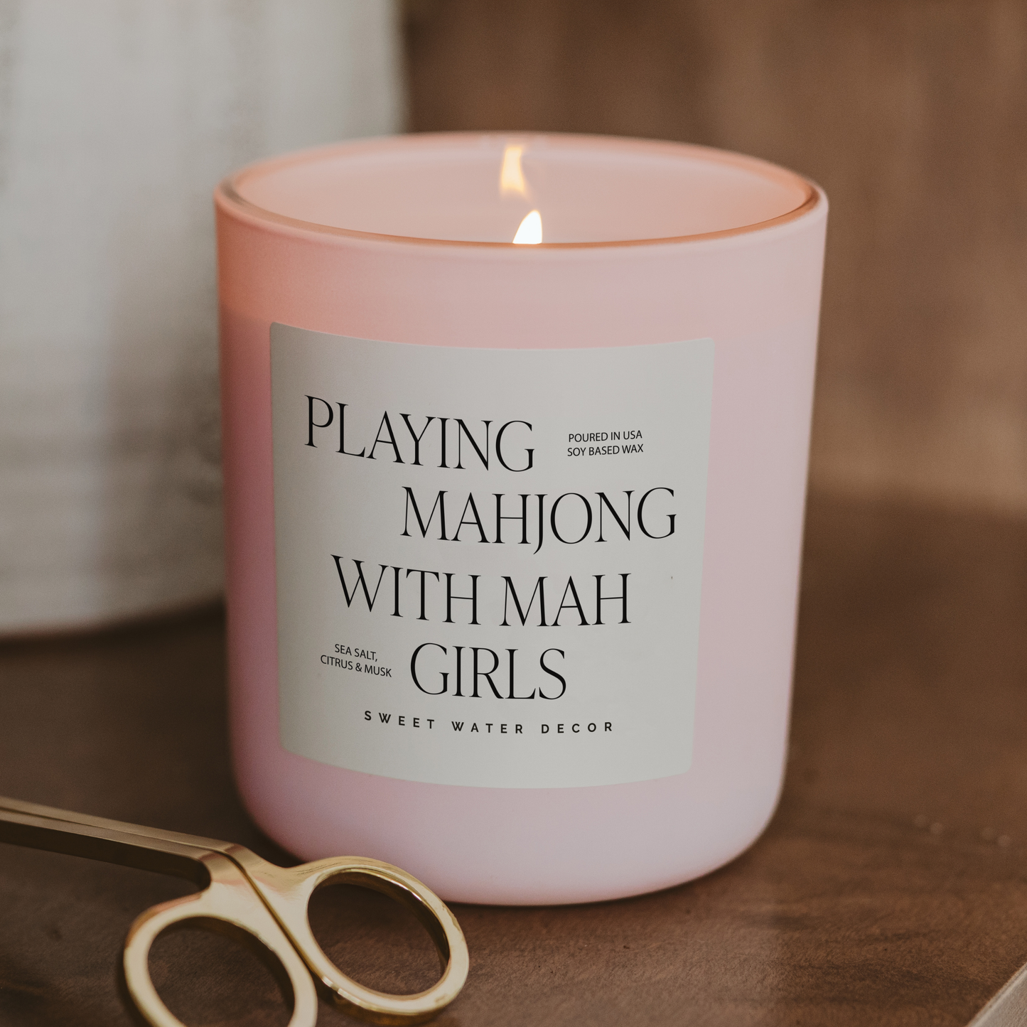 *EXCLUSIVE* Playing Mahjong with Mah Girls 15 oz Soy Candle
