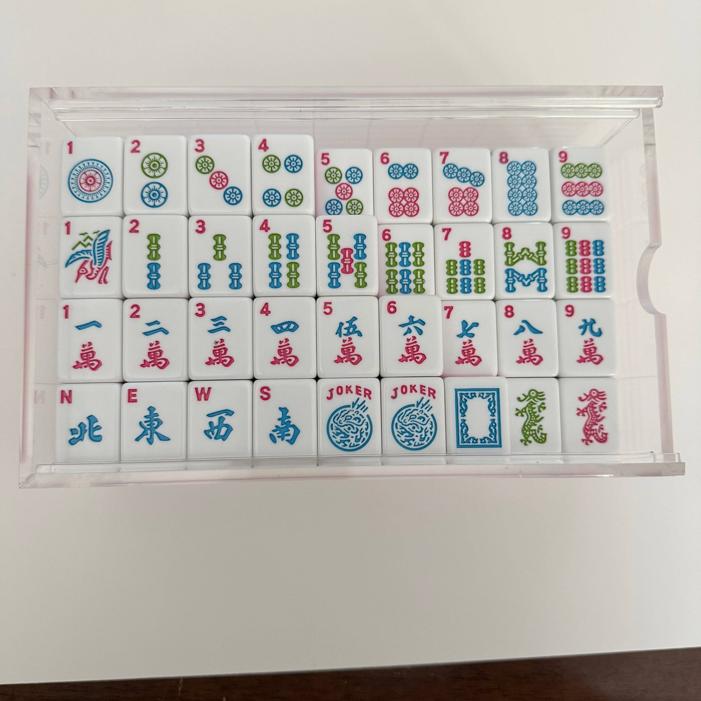 Mahjong Studios – Rose Dragon American Mahjong Bundle Tile Set (166 Tiles)