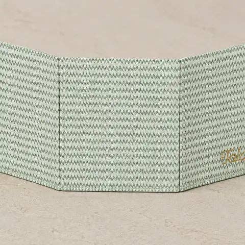 Mahjong Card Holder/Folio in Sea Green