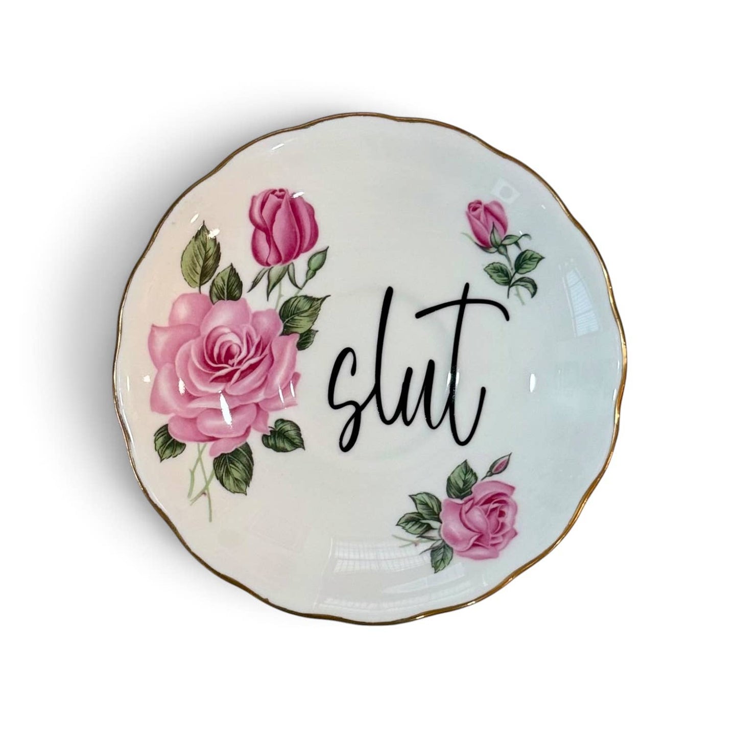 Slut Vintage Plate