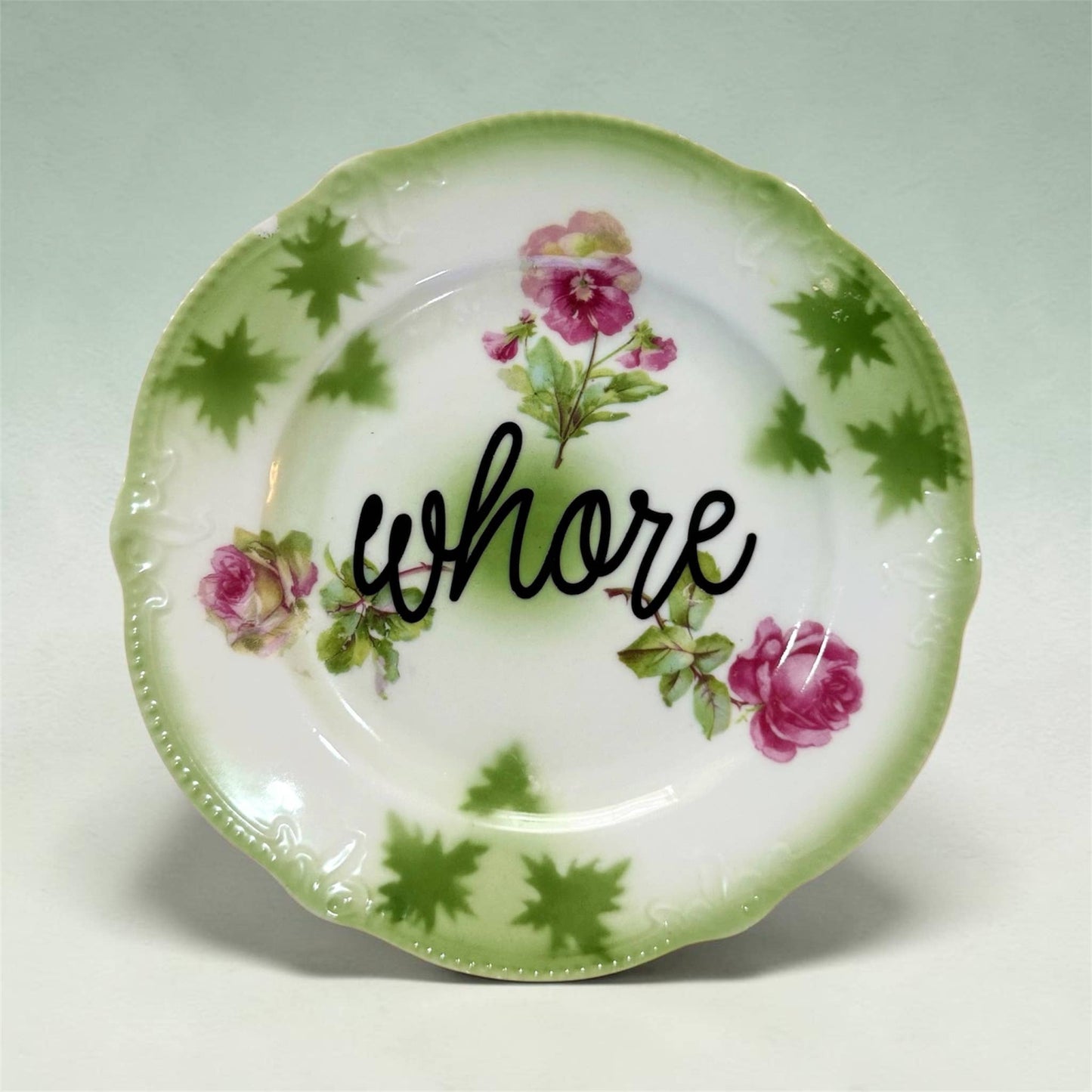 Whore Vintage Plate