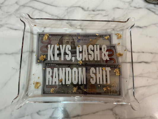 Keys, Cash and Random Shit Trinket Dish