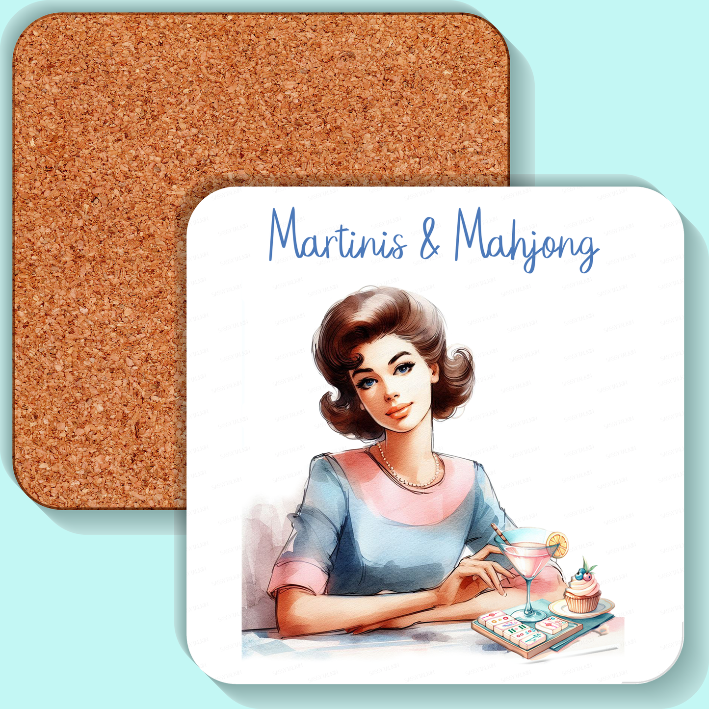 Mahjong Coaster, I crak myself up