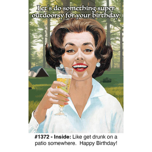 "Something Super Outdoorsy" - Birthday Card