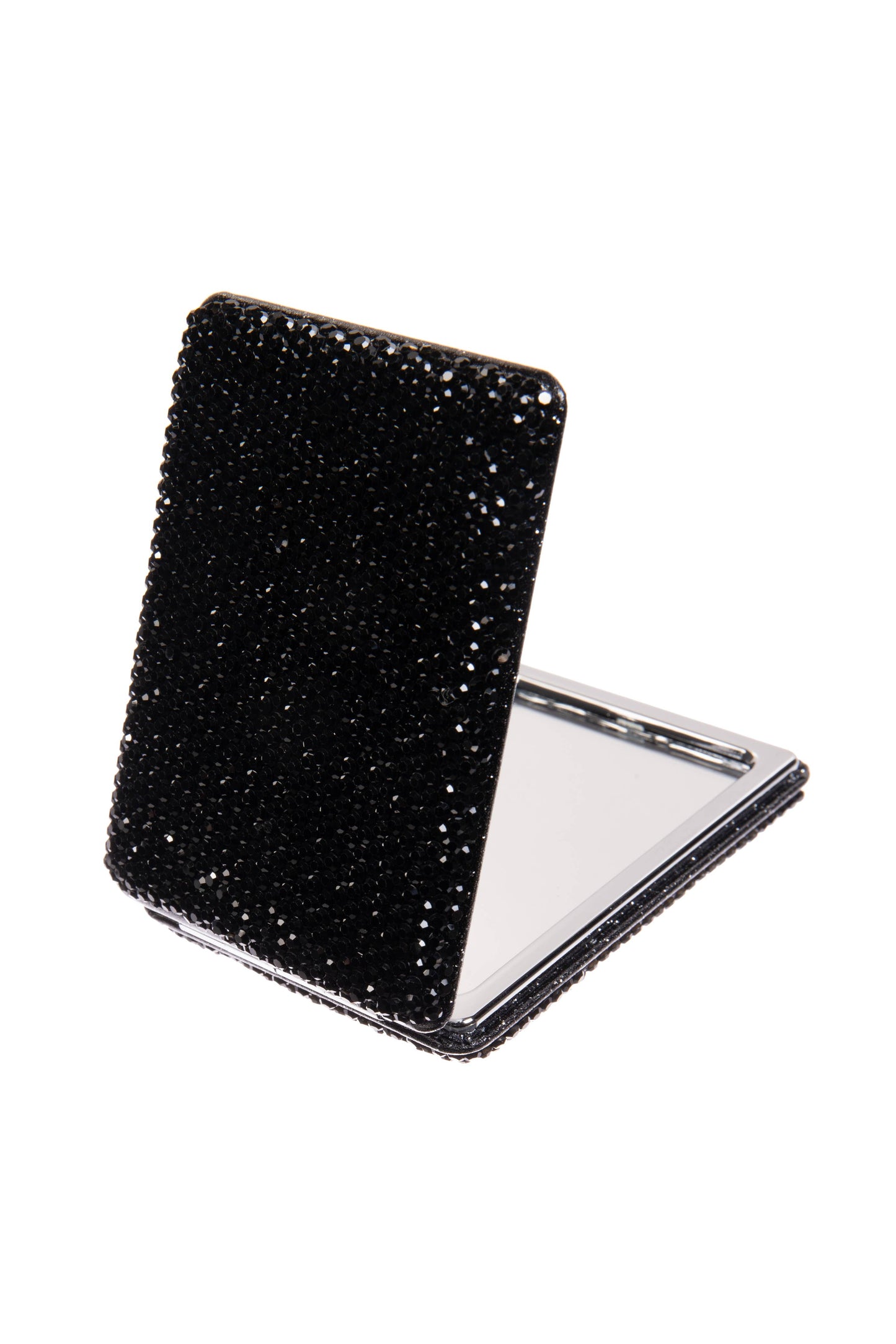 Square Rhinestone Folding Makeup Mirror