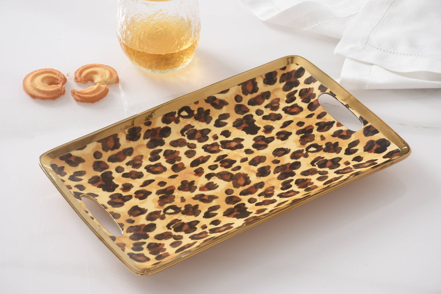 Tray in Leopard Print