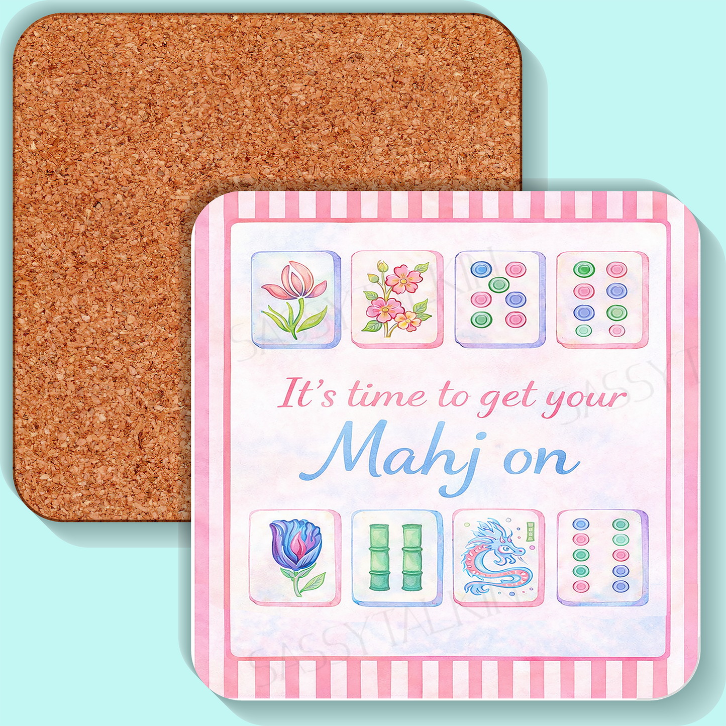 Mahjong Coaster, I crak myself up