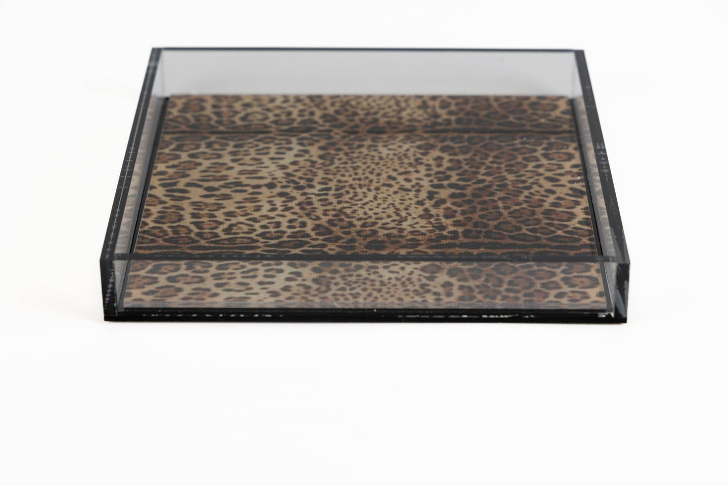 Leopard Acrylic Rectangle Tray