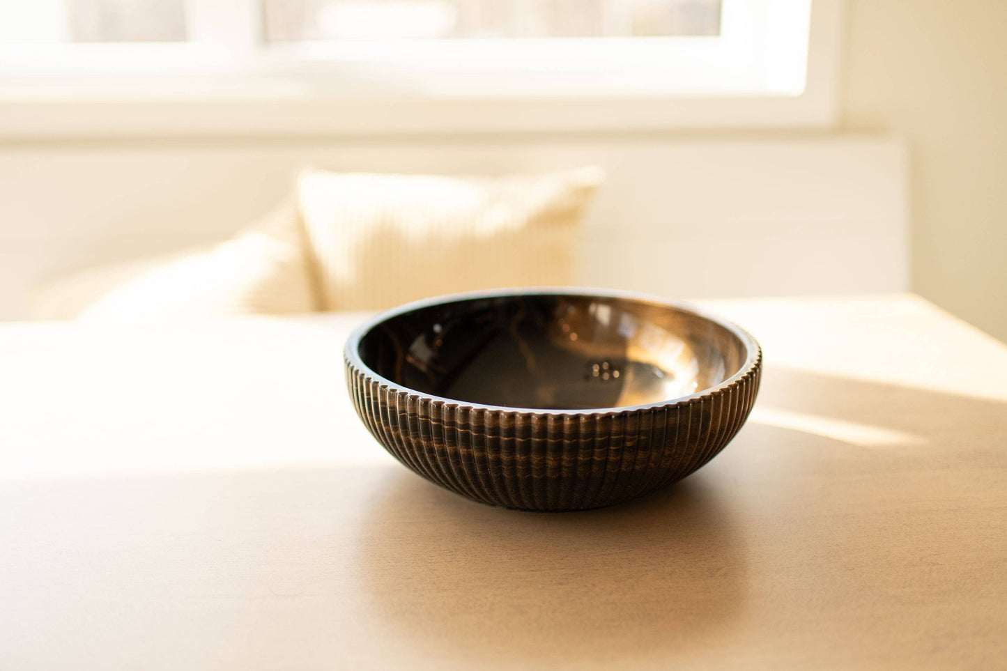 Natural Resin Fruit Bowl